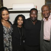 Photo Flash: Sidney Poitier, Martin Sheen and Khandi Alexander Backstage at THE TALLE Video