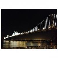 The Bay Lights Illuminate San Francisco Waterfront Tonight Video