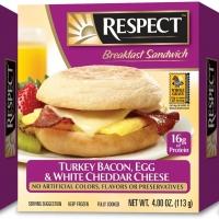 Respect Foods, Inc. Launches'' RESPECT'' Frozen Breakfast Sandwiches with No Artifici
