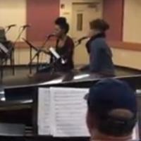 STAGE TUBE: Adrienne Warren and Emmy Raver-Lampman Rehearse for FRANK & FRIENDS at 54 Video