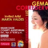 Vocalist Gema Corredera to Play Miami Dade County Auditorium, 4/6