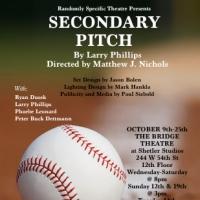 Larry Phillips' SECONDARY PITCH Plays Bridge Theater, Now thru 10/25 Video