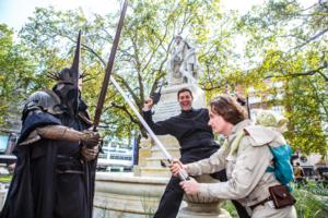 Photo Coverage: ONE MAN LORD OF THE RINGS Takes A Walk In London! 