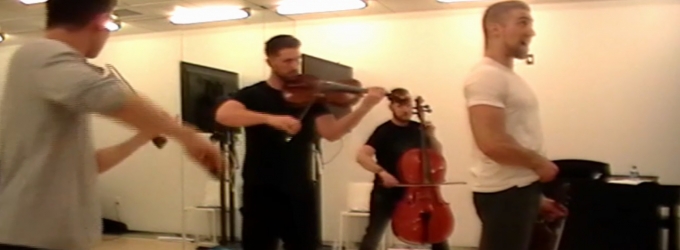 Stage Tube: Well-Strung Rehearses FROZEN Mash-Up for BROADWAY & BEYOND Video