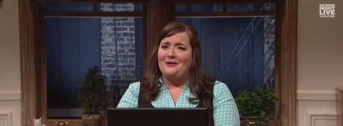 VIDEO: Aidy Bryant Reaches 10,000 Tweets from Cut Sketch from Last Week's SNL; Watch… Video