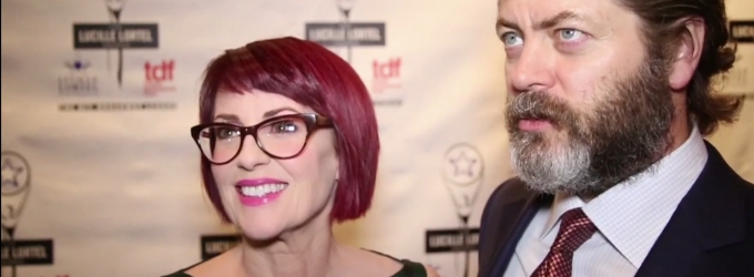 TV: On the Red Carpet for the 2014 Lucille Lortel Awards with Megan Mullally, Nick… Video