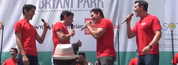 TV: Cast of JERSEY BOYS Performs at BROADWAY IN BRYANT PARK! Video