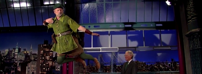 VIDEO: He Can Fly! Bill Murray 'Auditions' for NBC's PETER PAN LIVE on LETTERMAN Video