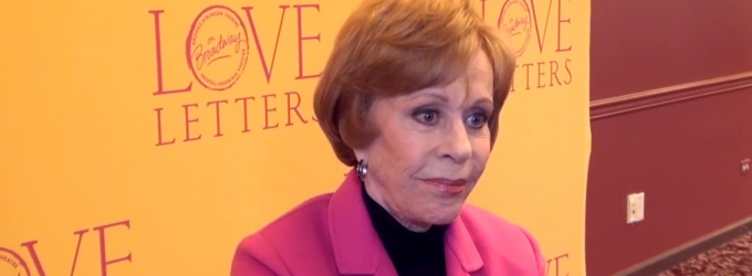 TV: Carol's Back on Broadway- Chatting with LOVE LETTERS' Next Star, Carol Burnett! Video
