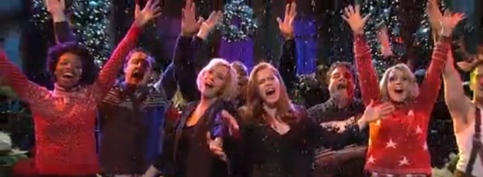 STAGE TUBE: Watch Amy Adams and SNL Cast Get Into the Christmas Spirit with Classic… Video