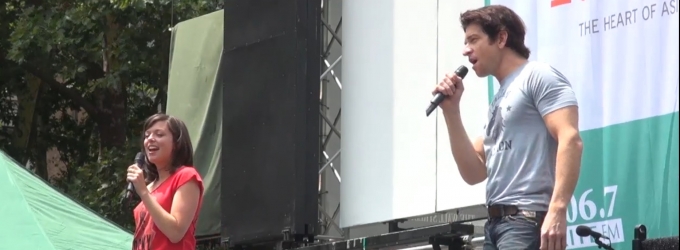 TV: ROCKY Cast Fights From the Heart in Bryant Park! Video