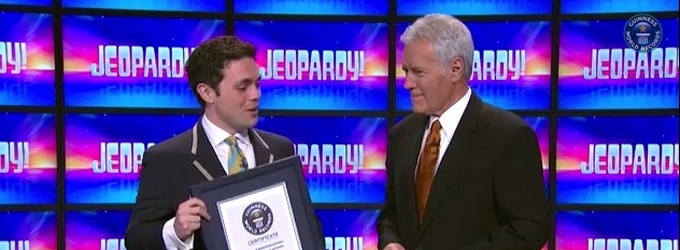 VIDEO: JEOPARDY's Alex Trebek Breaks Guinness World Record Video