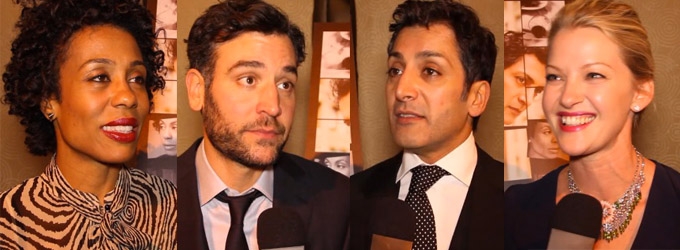 TV: Chatting with the Company of DISGRACED on Opening Night- Pittman, Radnor… Video