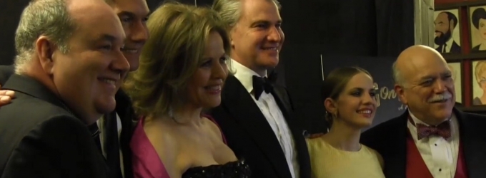 TV: Chatting with the Company of LIVING ON LOVE on Opening Night! Video