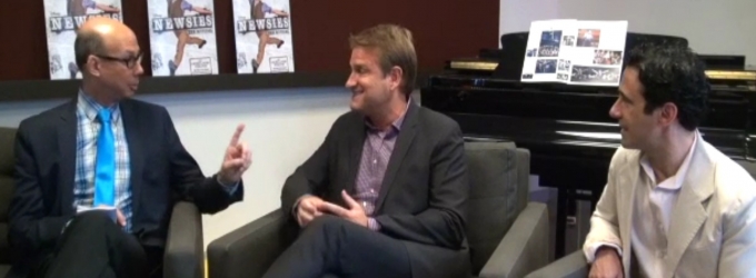 TV Exclusive: BACKSTAGE WITH RICHARD RIDGE- NEWSIES Dream Team Jeff Calhoun &… Video