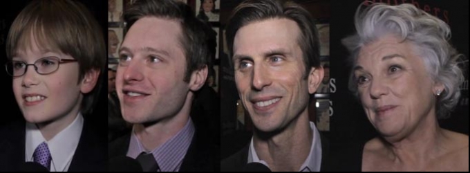 TV: Chatting with the Company of MOTHERS AND SONS on Opening Night! Video