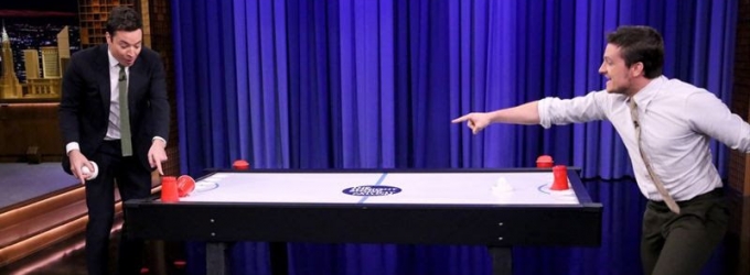 VIDEO: Josh Hutcherson Plays Beer Hockey, Talks HUNGER GAMES & More on TONIGHT SHOW Video
