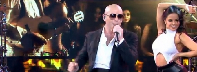 VIDEO: Pitbull Brings the Heat with 'Fireball' GMA Performance Video