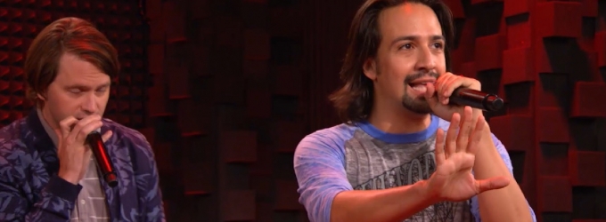 TV Exclusive: Lin-Manuel Miranda Raps About Cell Phones in Theatres on FREESTYLE… Video
