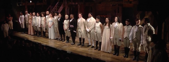 STAGE TUBE: The Public's HAMILTON Pays Heartfelt Homage to A CHORUS LINE - Full… Video