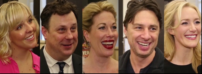 TV: Chatting with the Company of BULLETS OVER BROADWAY- Zach Braff, Marin Mazzie &… Video