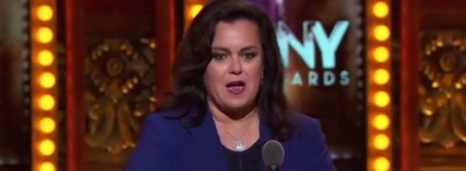 STAGE TUBE: Rosie O'Donnell Speech for Best Featured Actress? Wait, What? Video
