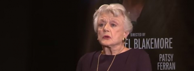 STAGE TUBE: Angela Lansbury Talks Reprising Role in BLITHE SPIRIT Video