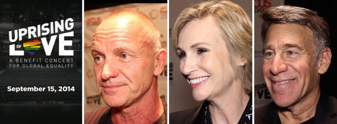 TV: Inside Broadway's Star-Studded UPRISING OF LOVE Benefit with Sting, Jane Lynch… Video