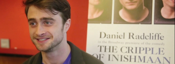 TV: Daniel Radcliffe is Back on Broadway- Chatting with the Star of THE CRIPPLE OF… Video