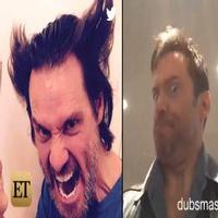 STAGE TUBE: Hugh Jackman & Jim Carrey Switch Roles on Social Media! Video