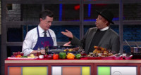 VIDEO: Rev Run Gives Stephen A Kebab Lesson on LATE SHOW