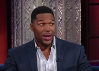 VIDEO: Michael Strahan Talks Sunday's SUPER BOWL on 'Late Show'