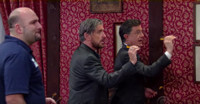 VIDEO: Craig Ferguson & Stephen Colbert Take On World Darts Champion on LATE SHOW