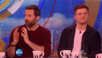 VIDEO: EDDIE THE EAGLE Stars Hugh Jackman and Taron Egerton Visit ‘The View’