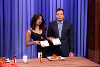 VIDEO: Priyanka Chopra & Jimmy Have Wing-Eating Contest on TONIGHT Video