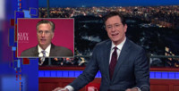 VIDEO: Stephen Colbert Explains How Mitt Romney Saves the Day for Republicans Video
