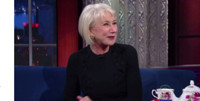 VIDEO: Helen Mirren Carnival Barks Jon Batiste (And Kisses Stephen Again) on LATE…