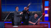 VIDEO: Bernie Sanders Stops By LATE SHOW to Play 'Wheel of News'
