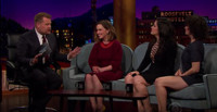 VIDEO: Emilia Clarke, Ilana Glazer & Abbi Jacobson Visit LATE LATE SHOW