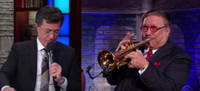 VIDEO: Arturo Sandoval & Stephen Colbert Have 'Trumpet Off' on LATE SHOW
