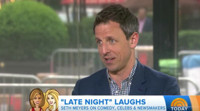 VIDEO: Seth Meyers Talks New Baby, Rap Group & 'Late Night' on TODAY Video
