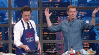 VIDEO: Stephen Colbert Shares Bourbon and Brunch with Bobby Flay on LATE SHOW