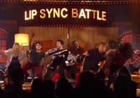 VIDEO: Sneak Peek - Zoe Saldana Performs Twenty One Pilots 'Stressed Out' on LIP SYNC Video