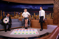 VIDEO: Kristen Stewart Plays Jello-O Shot Twister on TONIGHT SHOW Video