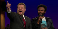 VIDEO: Donald Glover & Reggie Watts Make Music on LATE LATE SHOW Video