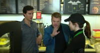 VIDEO: James Corden Films an Entire Movie in a Starbucks