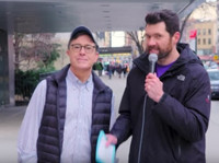 VIDEO: Billy Eichner & Stephen Colbert Talk to New Yorkers About Donald Trump