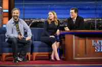 VIDEO: Judd Apatow Crashes Wife Leslie Mann's Appearance on LATE SHOW