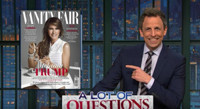 VIDEO: Seth Meyers Has A Lot of Questions About Melania Trump's Vanity Fair Cover