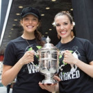 PHOTO FLASH: WICKED's Caroline Bowman and Kara Lindsay Work Their Magic With The U.S. Open Trophy